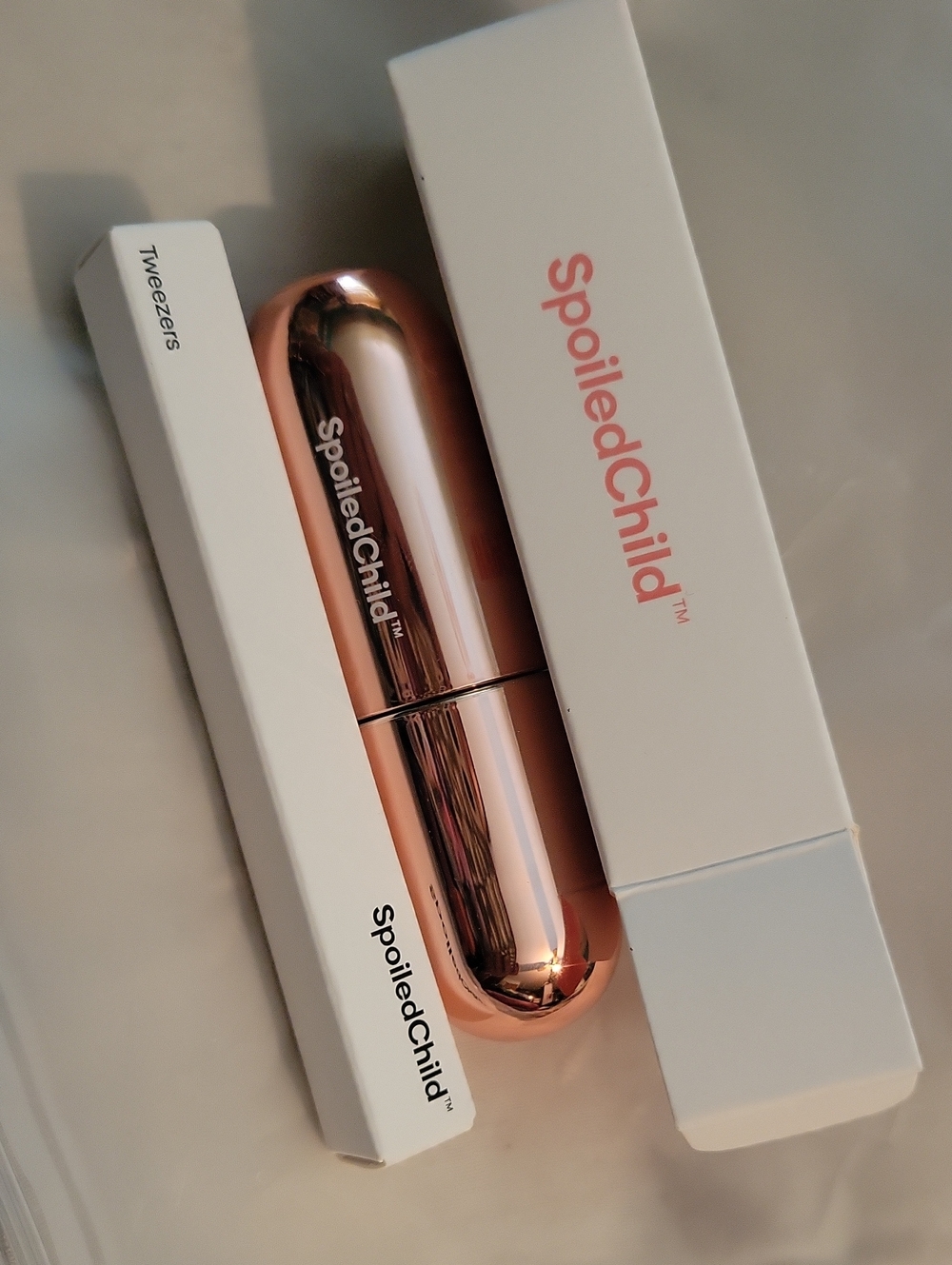 SpoiledChild Hydro Cushion Lip Oil And Tweezers